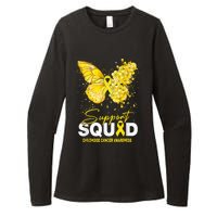 Childhood Cancer Awareness Support Squad Butterfly Womens CVC Long Sleeve Shirt