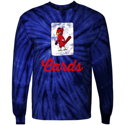 Cards Tie-Dye Long Sleeve Shirt