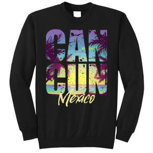 Cool Cancun Art Women Mexico Vacation Souvenir Summer Sweatshirt