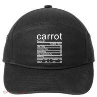 Carrot 7-Panel Snapback Hat