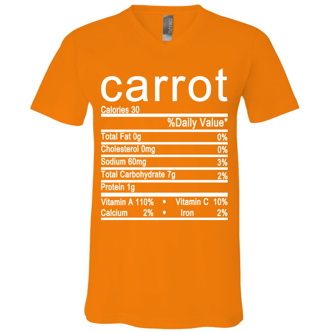 Carrot V-Neck T-Shirt