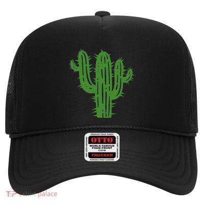 Cactus High Crown Mesh Back Trucker Hat