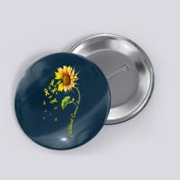 Childhood Cancer Awareness Sunflower Design Button