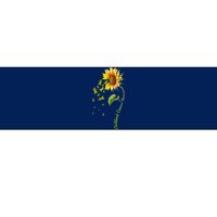 Childhood Cancer Awareness Sunflower Design Bumper Sticker