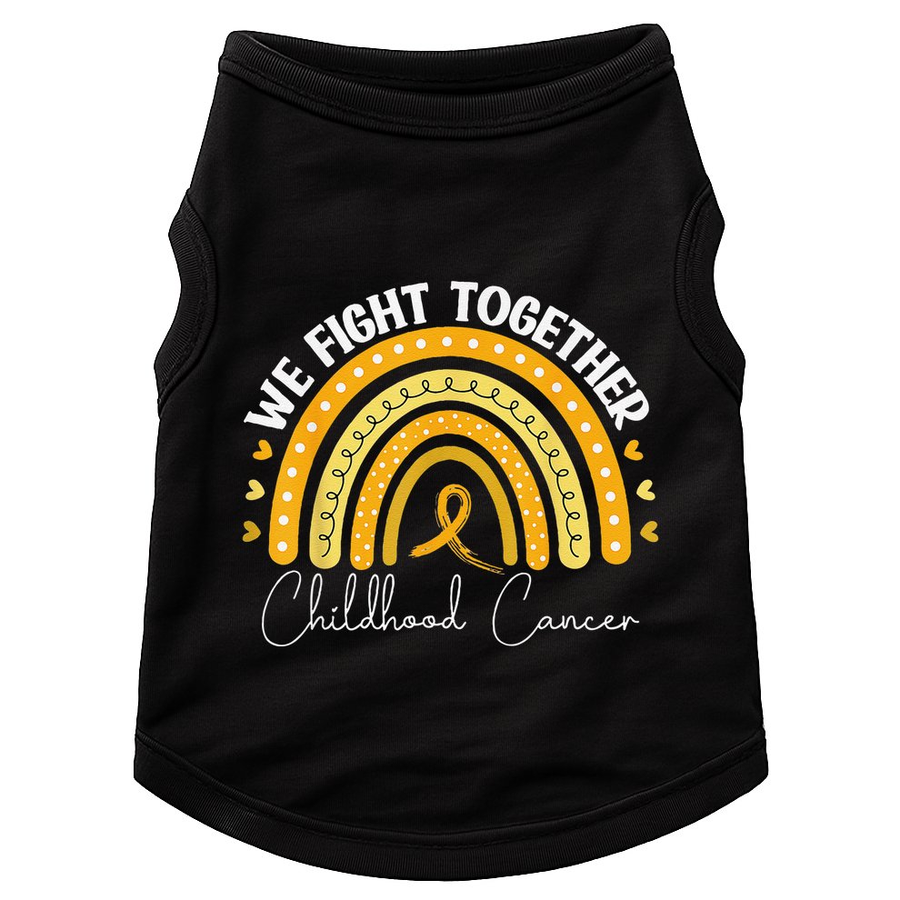 Childhood Cancer Awareness Gold Ribbon Doggie Tank