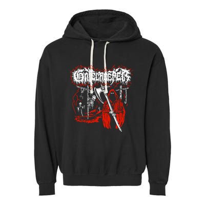 Closed Casket Activities Gatecreeper Reaper Garment-Dyed Fleece Hoodie