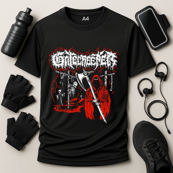 Closed Casket Activities Gatecreeper Reaper Performance Shirt