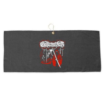 Closed Casket Activities Gatecreeper Reaper Large Microfiber Waffle Golf Towel