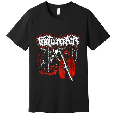 Closed Casket Activities Gatecreeper Reaper Premium T-Shirt