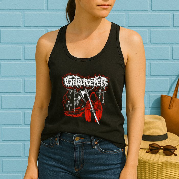 Closed Casket Activities Gatecreeper Reaper Womens Tank Top