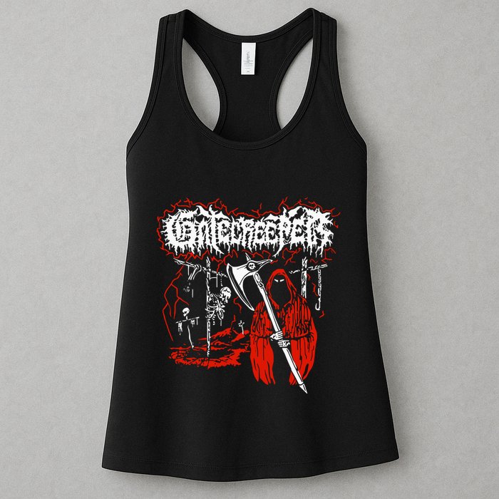 Closed Casket Activities Gatecreeper Reaper Womens Tank Top
