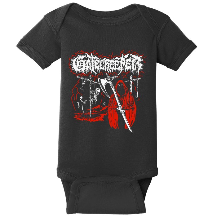 Closed Casket Activities Gatecreeper Reaper Baby Bodysuit
