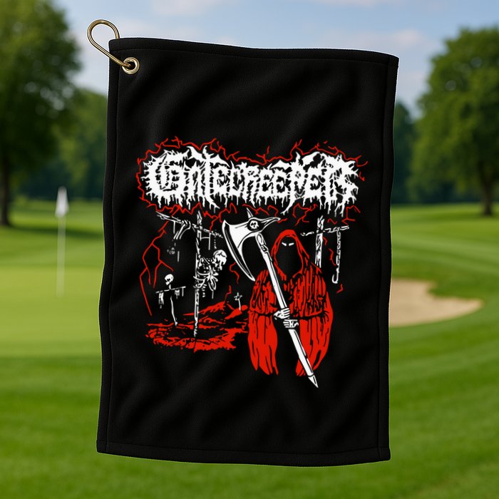 Closed Casket Activities Gatecreeper Reaper Golf Towel