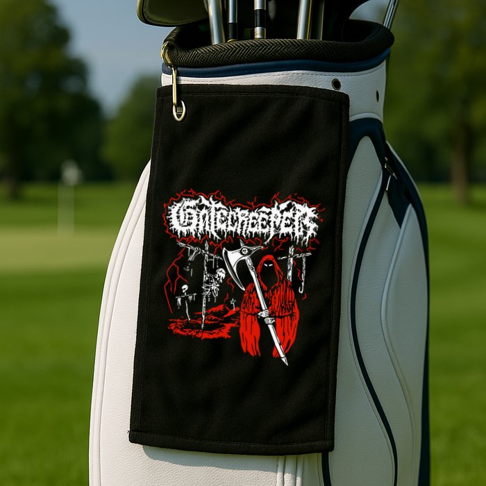 Closed Casket Activities Gatecreeper Reaper Golf Towel