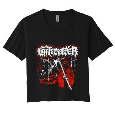 Closed Casket Activities Gatecreeper Reaper Crop Top