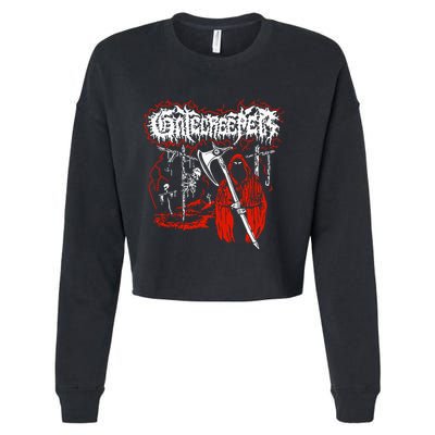 Closed Casket Activities Gatecreeper Reaper Cropped Pullover Crew