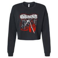 Closed Casket Activities Gatecreeper Reaper Cropped Pullover Crew