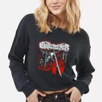 Closed Casket Activities Gatecreeper Reaper Cropped Pullover Crew