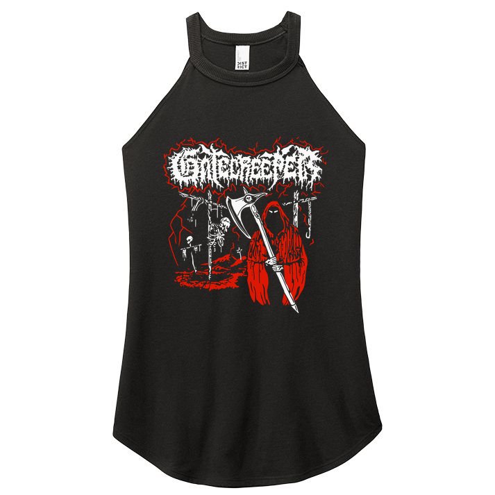 Closed Casket Activities Gatecreeper Reaper Women's Perfect Tri Rocker Tank