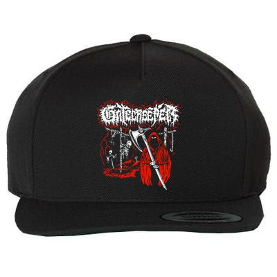 Closed Casket Activities Gatecreeper Reaper Wool Snapback Cap
