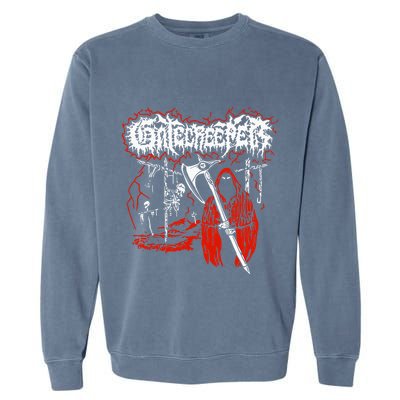 Closed Casket Activities Gatecreeper Reaper Garment-Dyed Sweatshirt