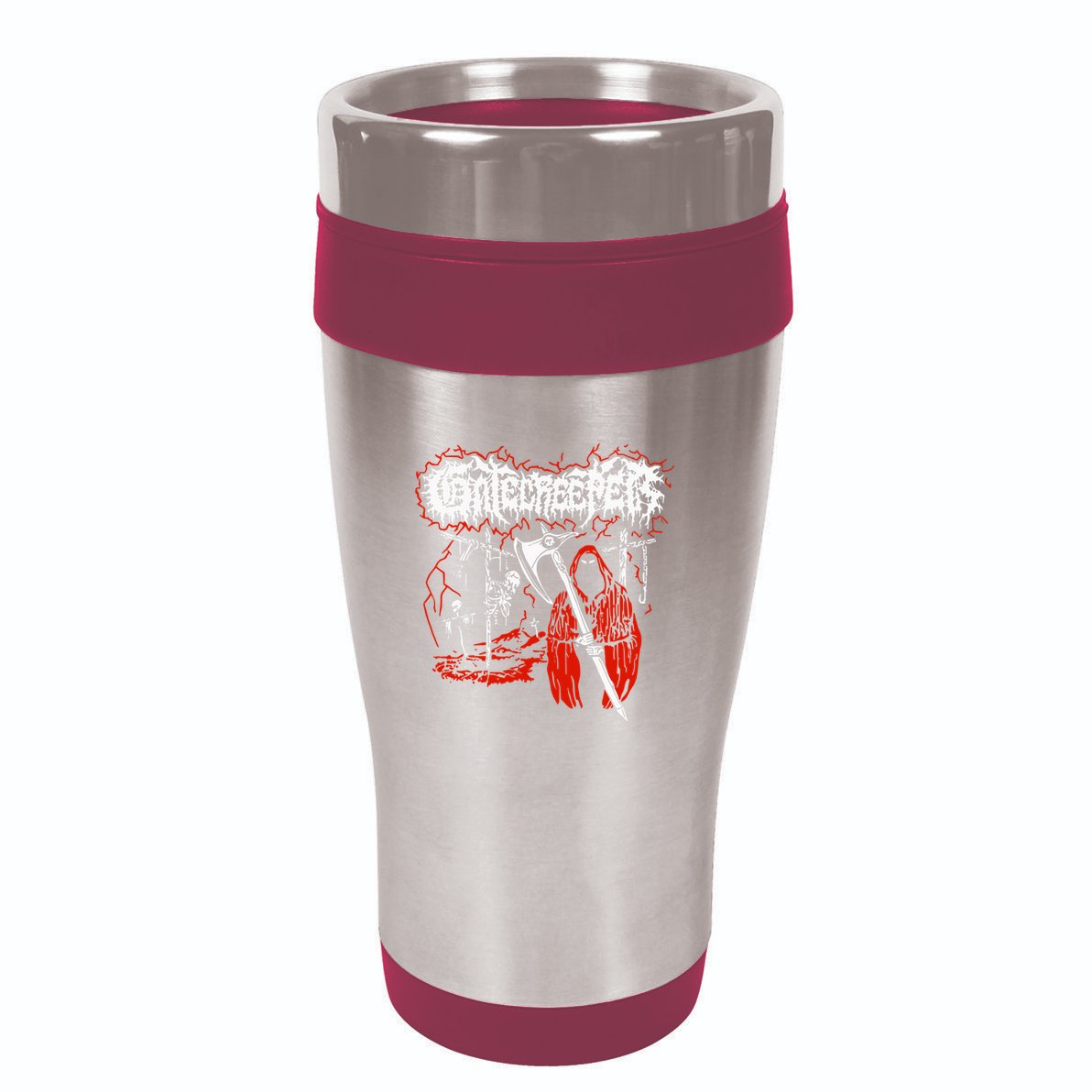 Closed Casket Activities Gatecreeper Reaper 16oz Travel Tumbler