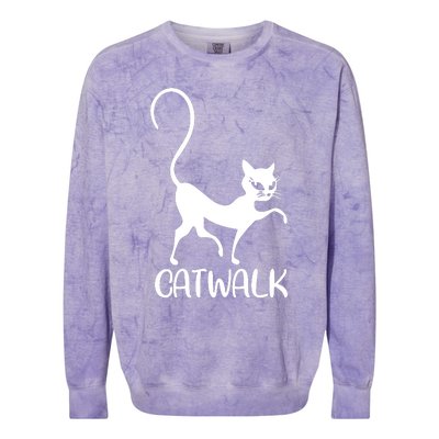 Catwalk Colorblast Crewneck Sweatshirt