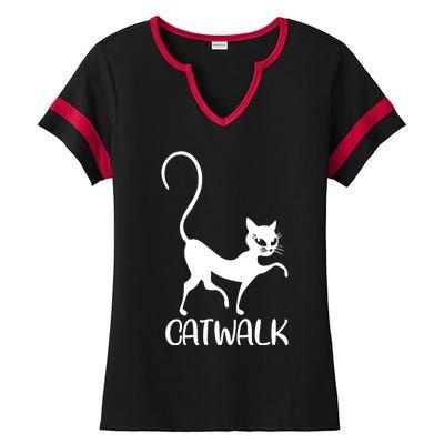 Catwalk Ladies Halftime Notch Neck Tee