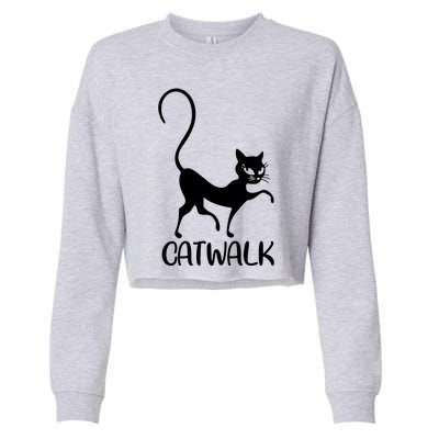 Catwalk Cropped Pullover Crew