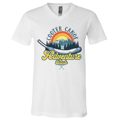 Cooter Canoe Adventure Nurse Club Funny ICU Registered Nurse V-Neck T-Shirt