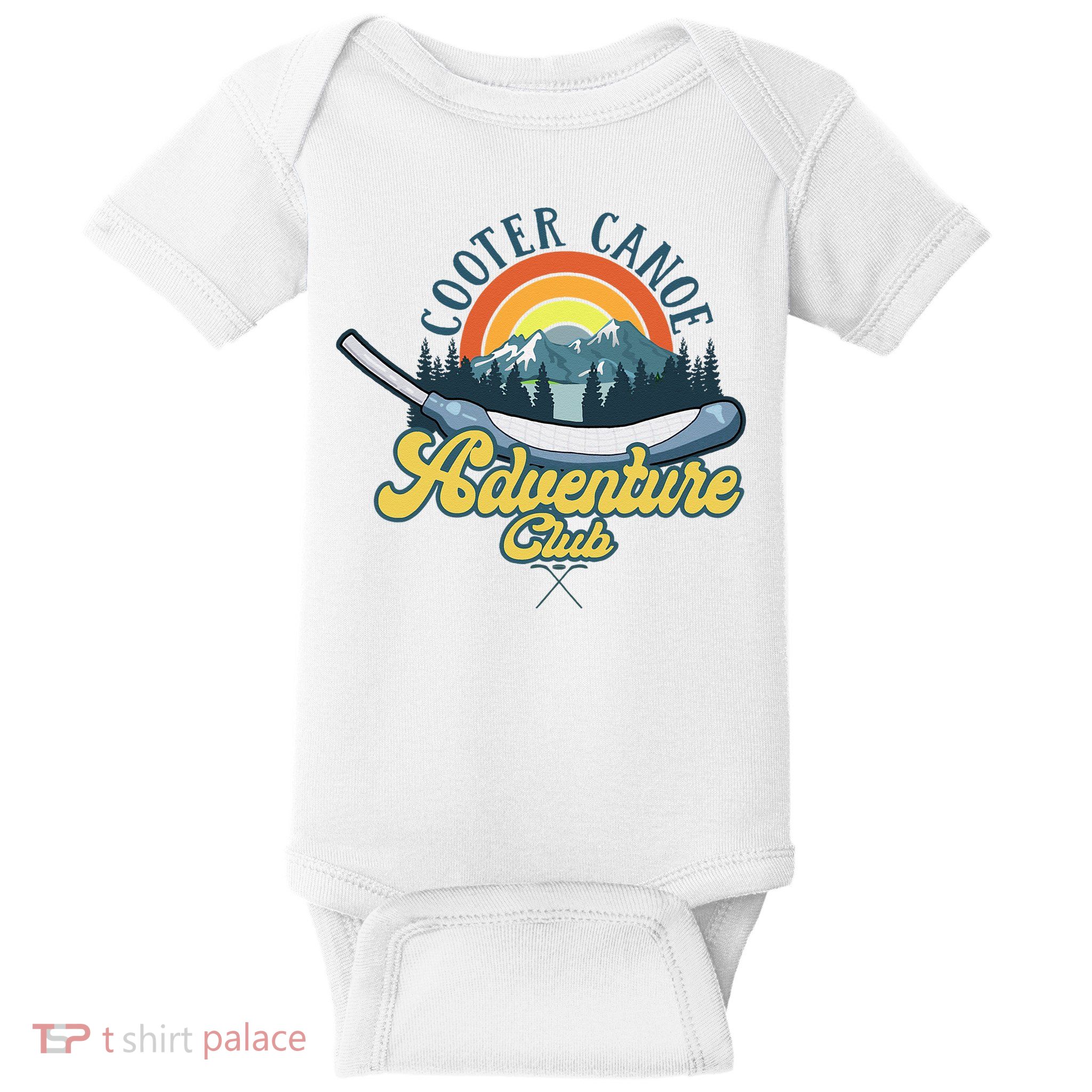 Cooter Canoe Adventure Nurse Club Funny ICU Registered Nurse Baby Bodysuit