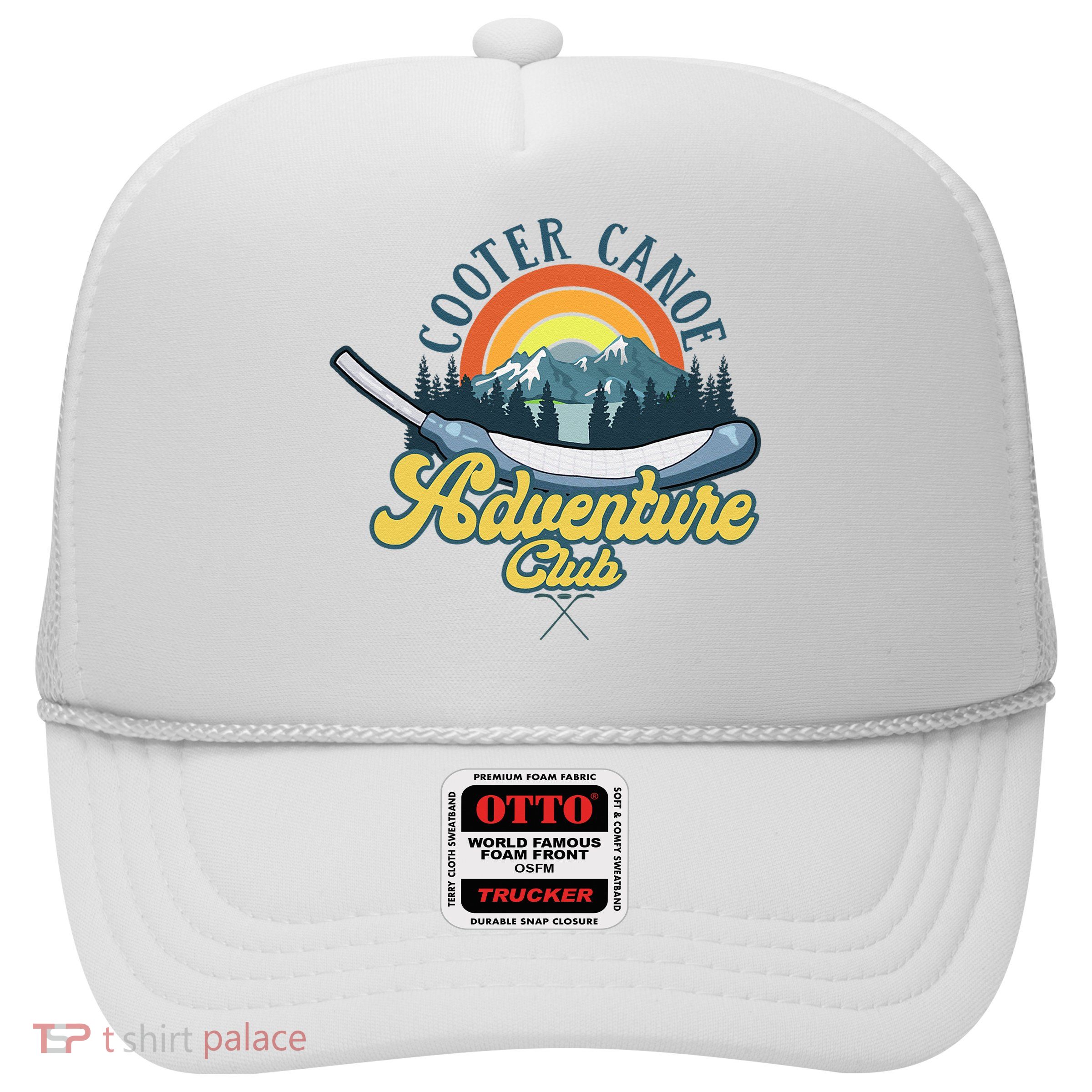 Cooter Canoe Adventure Nurse Club Funny ICU Registered Nurse Trucker Hat