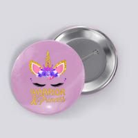 Childhood Cancer Awareness Unicorn Warrior Princess Button