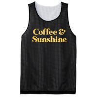 Cute Coffee And Sunshine Mesh Reversible Basketball Jersey Tank