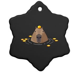 Capybara Ceramic Star Ornament