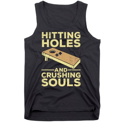 Cool Cornhole Art For Women Corn Hole Lover Board Game Tank Top