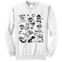 Cowboy Cats And Kittens Western Cowboy Vintage Sweatshirt