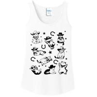 Cowboy Cats And Kittens Western Cowboy Vintage Ladies Essential Tank