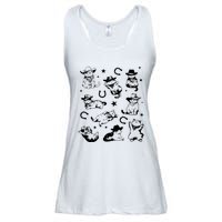 Cowboy Cats And Kittens Western Cowboy Vintage Ladies Essential Flowy Tank