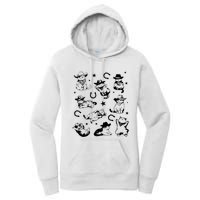 Cowboy Cats And Kittens Western Cowboy Vintage Women's Pullover Hoodie