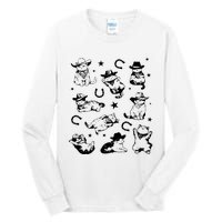 Cowboy Cats And Kittens Western Cowboy Vintage Tall Long Sleeve T-Shirt