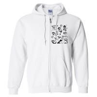 Cowboy Cats And Kittens Western Cowboy Vintage Full Zip Hoodie