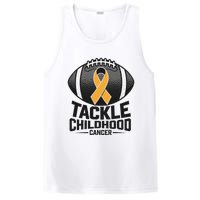 Childhood Cancer Awareness Tackle Childhood Cancer Football PosiCharge Competitor Tank