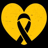 Childhood Cancer Awareness Heart Ribbon Pocket Wool Snapback Cap