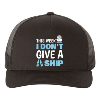 Cool Cruise Art Wo Cruise Vacation Cruise Ship Couple Yupoong Adult 5-Panel Trucker Hat