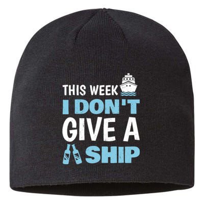 Cool Cruise Art Wo Cruise Vacation Cruise Ship Couple Sustainable Beanie