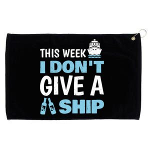 Cool Cruise Art Wo Cruise Vacation Cruise Ship Couple Grommeted Golf Towel