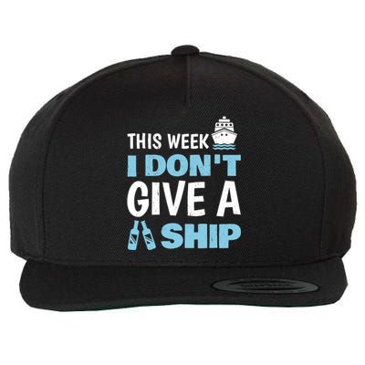 Cool Cruise Art Wo Cruise Vacation Cruise Ship Couple Wool Snapback Cap