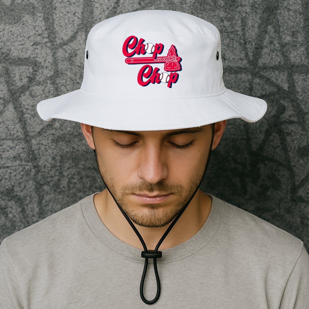 Chop Chop Atlanta Baseball Lover Fan Bucket Hat