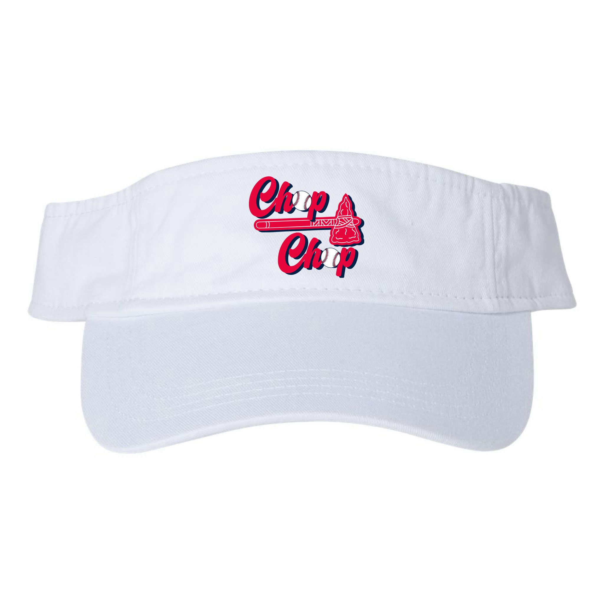 Chop Chop Atlanta Baseball Lover Fan Visor